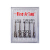A pack of five Fire-A-Tag branding tagging needles, with both standard and heavy duty options, displayed in a clear plastic case.