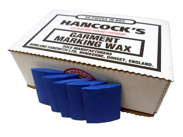 Hancocks Wachs zum Markieren von Kleidungsstücken – Schachtel mit 50 Stück