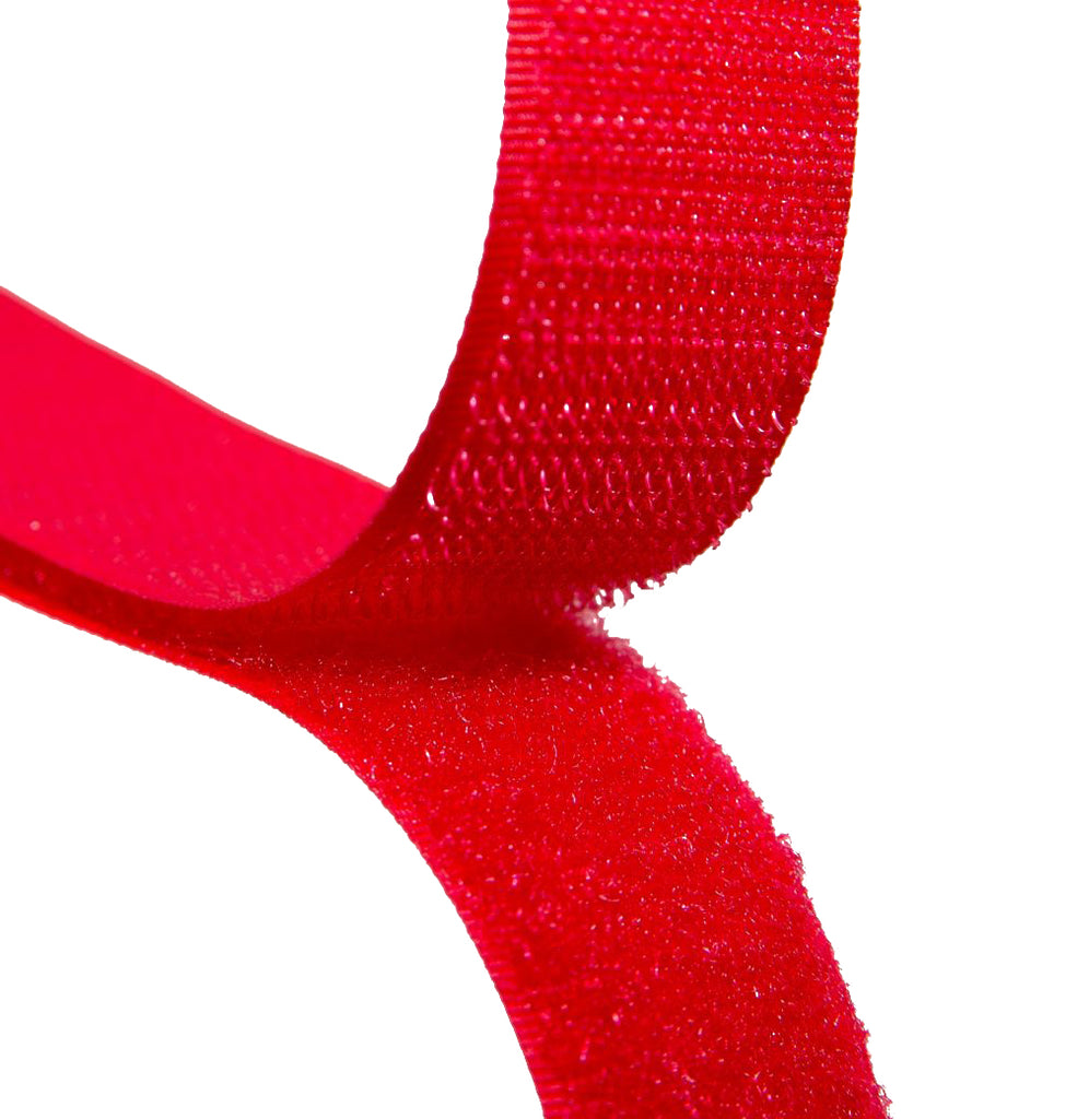 Red Sew on Hook and Loop tape